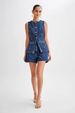 Women's Clothing Spring And Summer Fashion Casual Sleeveless High Waist Denim Suit_ecoleips.com