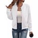 Women's Zip-Up Baseball Jacket – Oversized Casual Outerwear With Geometric Jacquard (S-5XL, 10 Colors)_ecoleips.com