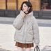 Women's Winter Puffer Coat – Lightweight Quilted Jacket With Bio-Down Fill (Black/Khaki/Apricot/Gray-Green, M-XXL)_ecoleips.com