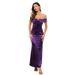 Women's Clothing Evening Dress One Shoulder Strapless Cross Knot Wrapped Chest Fishtail Skirt_ecoleips.com