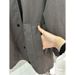 girl High-End European Style Autumn Winter New Loose Casual Stand Collar Single-Breasted Cotton Jacket Plaid Patchwork Coat_ecoleips.com