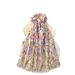 Women's Dress Summer Three Dimensional Flower Embroidery Waist Slimming Tube Top Dress Long Skirt_ecoleips.com