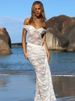 Mozision Lace See Through Sexy Two Piece Set Women Elegant Off-shoulder Backless Bodysuit And Maxi Skirt Matching Club Dress Set_ecoleips.com