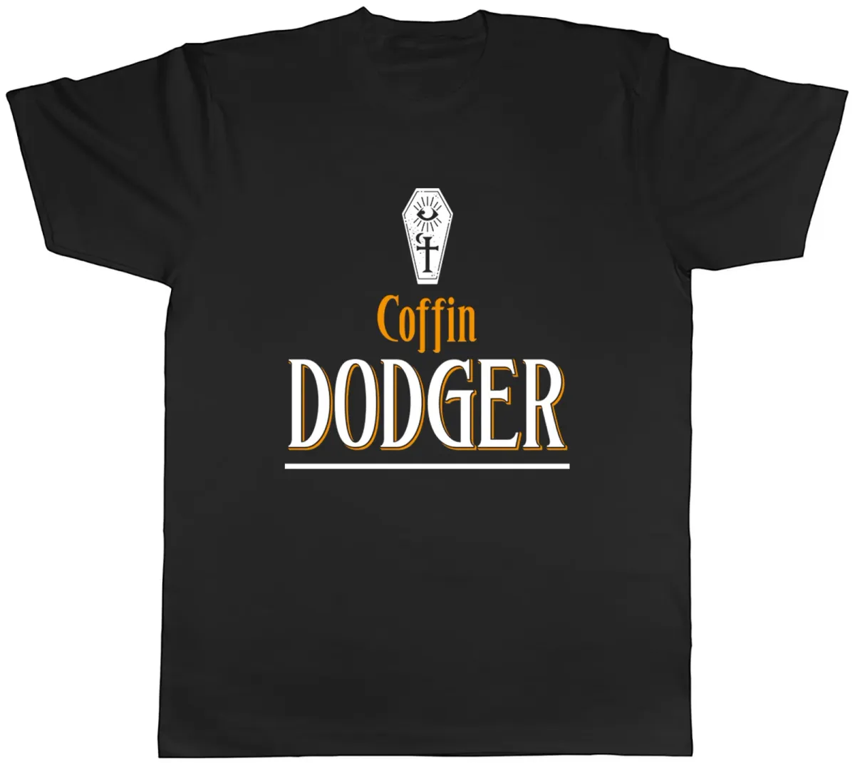 Women's T-Shirts Funny Halloween Mens T-Shirt Coffin Dodger Old Timer Unisex Tee Gift_ecoleips.com