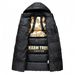 Women's Clothing Men's & Women's Long Winter Coat With Graphene Lining, Thickened Black Hooded Jacket For Cold Weather, Stylish Casual Outerwear_ecoleips.com