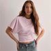 Korean-Style Round-Neck Short-Sleeve Tee For Women, Summer-Ready With Simple Yet Versatile Design. Solid-Color Loose-Fit_ecoleips.com