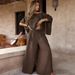 Women's Fashion Vest Skirt Pants Set Autumn Winter European American Style Independent Store Clothing_ecoleips.com