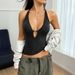 Zeyun Cross-Border European And American Y2K Hot Girl Style Halter Neck Slim Fit T-Shirt Women's Tank Top 2026 Summer_ecoleips.com
