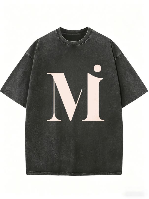 Women's Premium Washed T-Shirt, Oversized Casual Crew Neck Summer Top_ecoleips.com