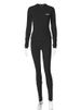 TK107 Cross-border Women's New Slim-fit Long-sleeve Top And Sports Yoga Skinny Pants Set Wholesale For Women_ecoleips.com