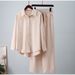 Fashion 2 Piece Set Loose Wide Leg Pants And Long Sleeved Shirt Casual Suit For Women Autumn Winter New_ecoleips.com
