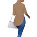 2024 , , Bestseller: Four Seasons Fashionable Simple Irregular Women's Long Sleeve Shirt_ecoleips.com