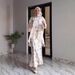 Women's Clothing Spring And Summer New Women's Comfortable Leisure Home Printed Robe Dress Set_ecoleips.com