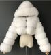 Women's Clothing Hooded Fox Fur Short Coat Long Sleeve Splicing Women's Jacket Large Size_ecoleips.com