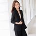 Women's Professional Blazer Set Slim Fit Office Suit Jacket And Pants Petite Friendly Business Casual Formal Occasions_ecoleips.com