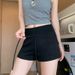2025s Angora Red High-Waisted Casual Sports For Women Summer 2025 New Style Petite Slim Fit Hot Pants Straight Shorts_ecoleips.com