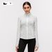 Women's Clothing New Yoga Sports Jacket Women's Elastic Zipper Running Fitness Yoga Long Sleeved Top Jacket_ecoleips.com