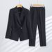 Women's Clothing Pants Set White Suit Jacket Suit Fashion Business Dress Female Beautician Work Clothes Fashion_ecoleips.com