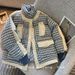 Women's Winter Quilted Jacket With Stand Collar - Vintage Short Coat In Blue - Stylish & Warm Outerwear For Casual & Elegant Look_ecoleips.com