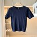 Women's Summer Knit Top With Twisted Yarn Detail Round Neck Short Sleeve Casual Stretchy Pullover Sweater_ecoleips.com