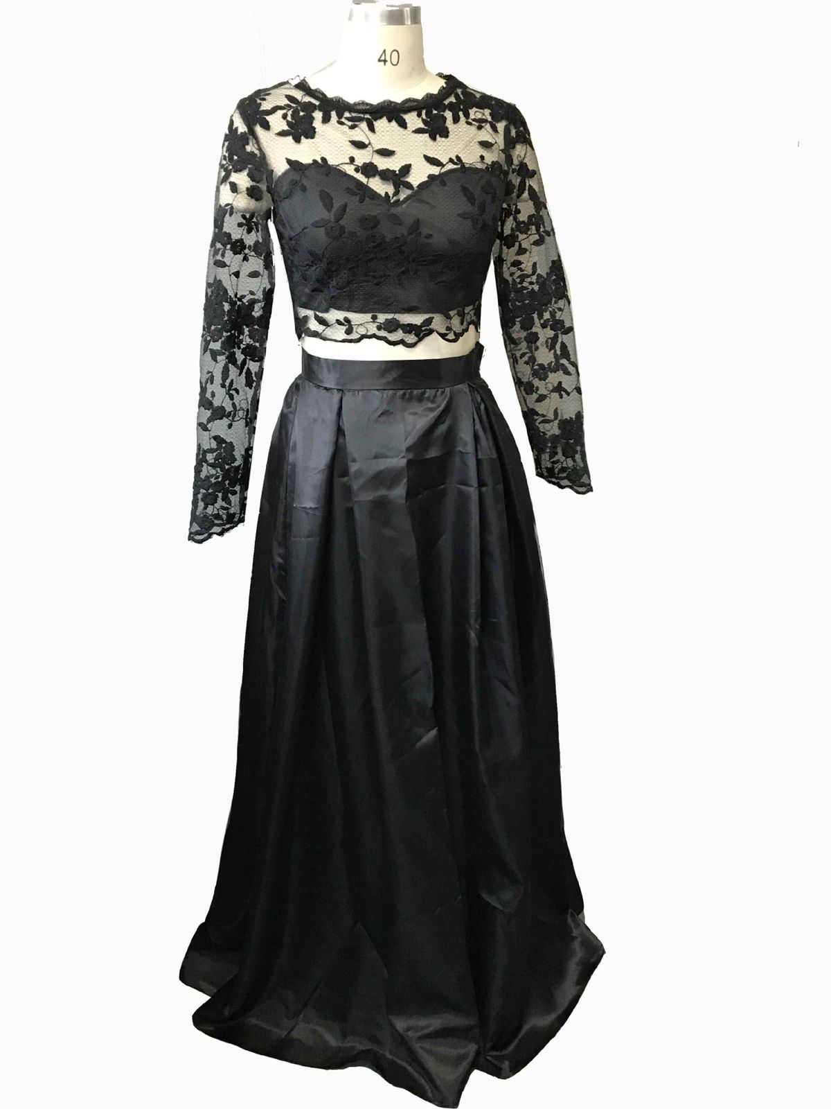 Men's Clothing Lace Mesh Embroidery Two Piece Suit Party Dress_ecoleips.com
