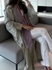 Floral Print Long Sleeve Midi Dress With Ruffle Sleeves, Light Green Bohemian Dress For Women_ecoleips.com