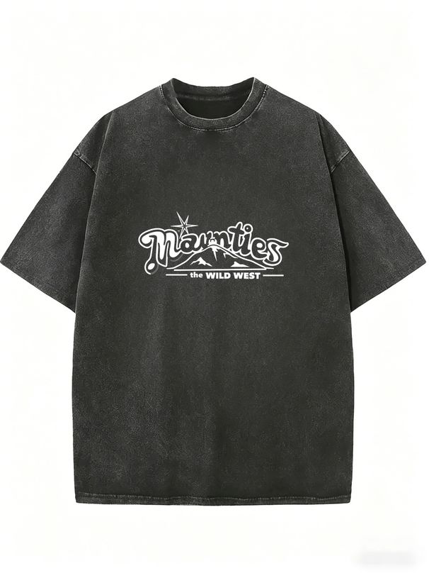 Women's Casual Washed T-Shirt, Relaxed Fit Crew Neck Tee For Weekend Outings And Everyday Fashion_ecoleips.com
