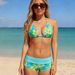 Women's Floral Bikini Western Style Beach Vacation Casual Swimwear Fashionable For Adults_ecoleips.com