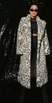 Chic Leopard Print Faux Fur Coat For Women, Long Trench-Style Jacket With Belt, Elegant & Bold Winter Fashion_ecoleips.com