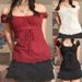 Women's Mesh Lace Blouse Sexy Elegant Pullover Bow Fitted Waist New Style for Export_ecoleips.com