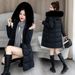 Elegant Winter Coat With Drawstring Waist, Hooded Long Padded Jacket For Women – Slim Fit, Plus Size, Warm & Stylish_ecoleips.com