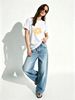 Women's Graphic Tee, Loose Fit Round Neck T-Shirt, Casual Street Fashion Summer Top_ecoleips.com