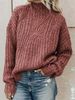 K Womens High Neck Sweater; Pullover; Knitted Top; Cardigan; V-neck;Cable-knit; Turtleneck; Cowl Neck Mock Neck; Boat Neck; Crew Neck; Roll Neck; Polo_ecoleips.com
