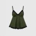 Women's Stretchy Lace Trim Camisole Top, Sexy Solid Sleeveless Cami For Layering Or Standalone Wear, Comfortable Daily & Night Out Tank_ecoleips.com