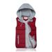 Women's large size vest women's waistcoat removable hood short warm vest_ecoleips.com
