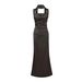 French Socialite Style Evening Dress Elegant Classy Ribbon Embellishments Fishbone Tie Slim Fit Slip Women's Dress_ecoleips.com