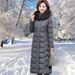 Women's Winter Coat Long Padded Jacket Plus Size Warm Thickened Down Alternative Overcoat For Ladies_ecoleips.com