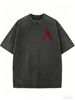 Women's Soft Touch Washed T-Shirt, Oversized Fit Summer Essential Top_ecoleips.com
