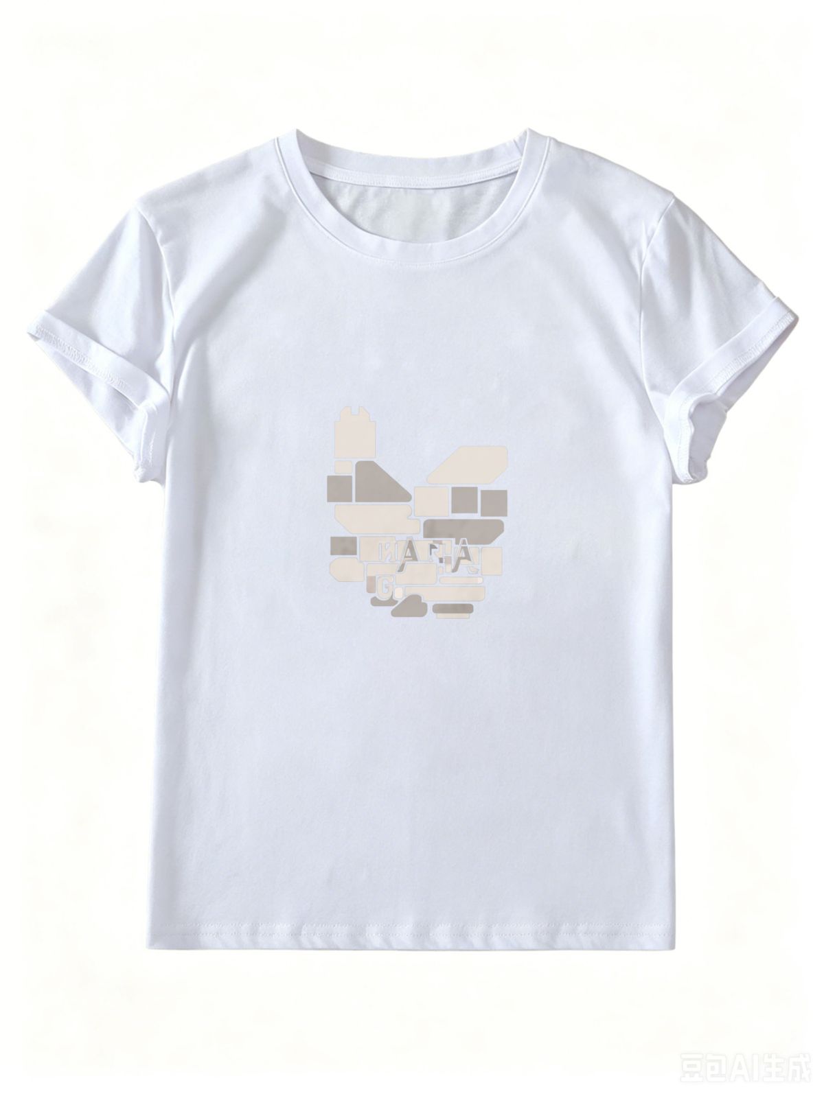 Women Classic Slim Cotton T-Shirt, Solid Black & White Short Sleeve Tee, Comfortable Fitted Casual Daily Top_ecoleips.com