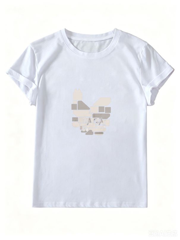 Women Classic Slim Cotton T-Shirt, Solid Black & White Short Sleeve Tee, Comfortable Fitted Casual Daily Top_ecoleips.com
