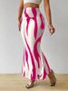 Aria Basics Aria Basics 2025 Cross-border European American French-style Zebra Print High-waisted Fishtail Skirt, Slimming And Height-enhancing,_ecoleips.com