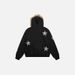 Women's Clothing Retro Style Fur Collar Star Hot Diamond Jacket For Men And Women High Street Trend Niche All Match Zipper Hooded Sweatshirt_ecoleips.com