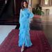 Women's Elegant Long Dress European American Style Summer Noble Waist Cinching Soft Fashion_ecoleips.com