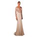 European American Foreign Trade Cross-border Slit Dress, Elegant And Dignified Host Evening Gown, Ball Gown_ecoleips.com