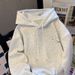 Men's Women's American Style Trendy Hooded Sweatshirt Heavyweight Printed Fleece Lined Long Sleeved Top for Autumn Winter_ecoleips.com