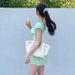 AC200 European And American Summer New Sweet Waist-cinching Casual Princess For Women, College Style Floral Print_ecoleips.com