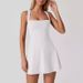 Chic Square Neck Sleeveless Dress With Adjustable Straps – Bodycon Mini A-Line Dress For Women (Milk Silk Fabric)_ecoleips.com