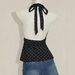 2026 European American Cross-border Best-selling Summer Halter Neck Tank With Deep Backless Design, Sexy Straps,_ecoleips.com
