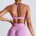 Women's Clothing New Seamless Yoga Clothing Tops Women's Sports Vest Yoga Bra Quick Drying Running Fitness Beautiful Back Underwear_ecoleips.com