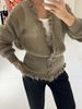 French-Inspired Light-Toned Lace-Trim Knit Cardigan – Oversized Boho Chic Spring Top (Relaxed Fit, Feminine, Elegant Design)_ecoleips.com
